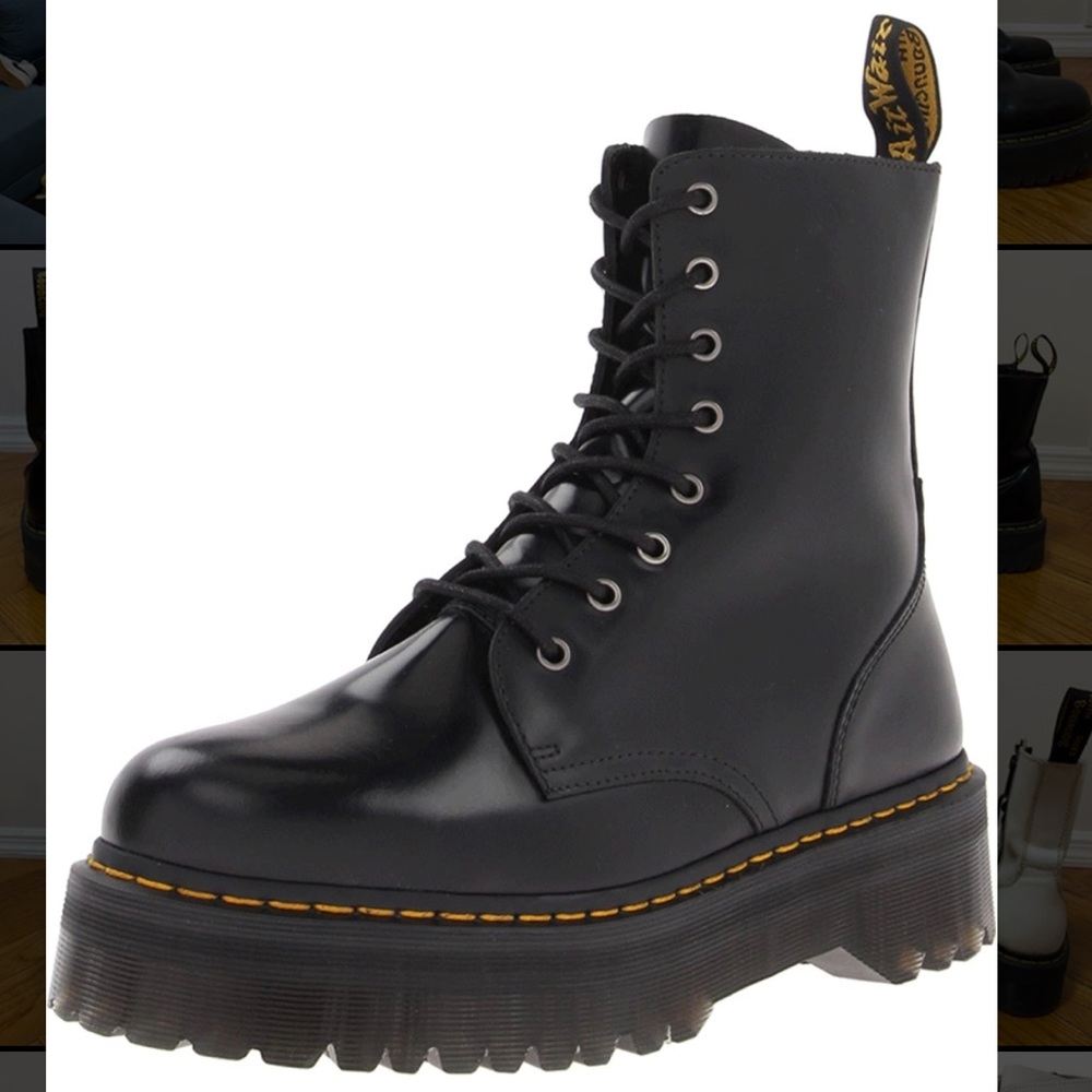 Dr. Martens, Jadon 8-Eye Leather Platform Boot for Women